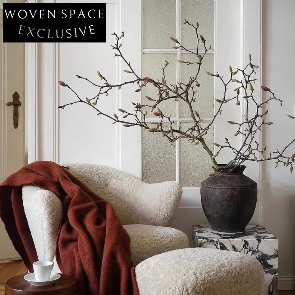 Nordic Modern Ceramic Flower Vase, Minimalist Tabletop Home Decor Accent