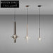 Nordic Modern Clear Glass Pendant Lighting for Dining Room, Living Space Chandelier