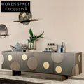 Nordic Modern Decorative Solid Wood Sideboard Cabinet Living Room Storage