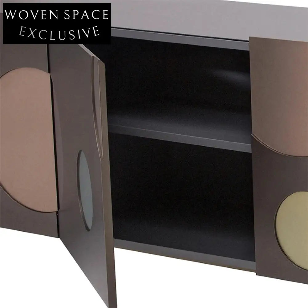 Nordic Modern Decorative Solid Wood Sideboard Cabinet Living Room Storage