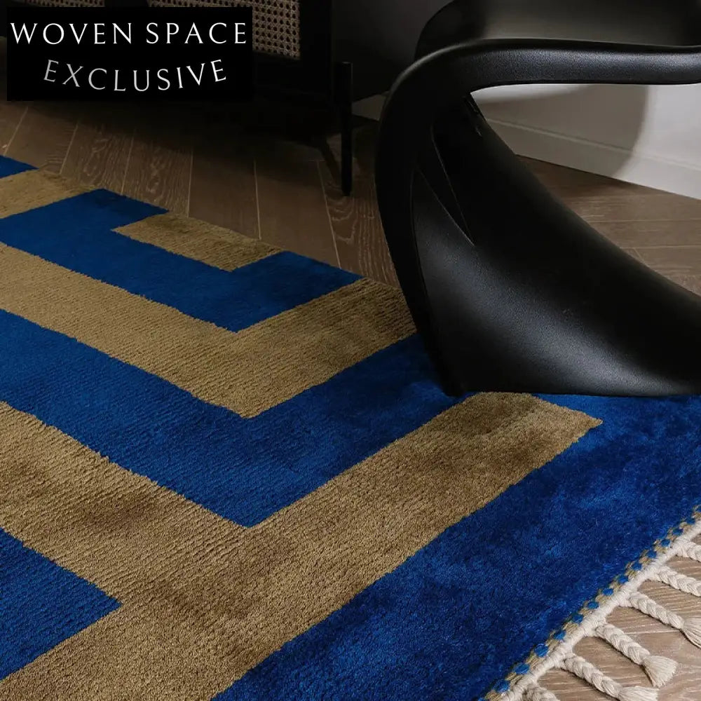 Nordic Modern Geometric Polyester Area Rug for Living Room Bedroom Decor