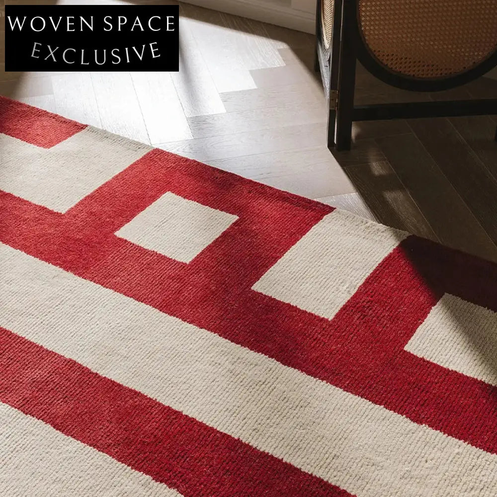 Nordic Modern Geometric Polyester Area Rug for Living Room Bedroom Decor