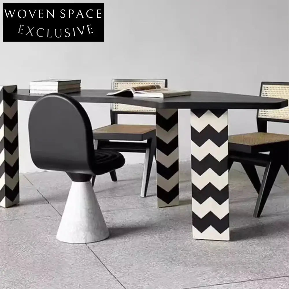 Nordic Modern Luxury Dining Chair with PU Leather and Natural Marble