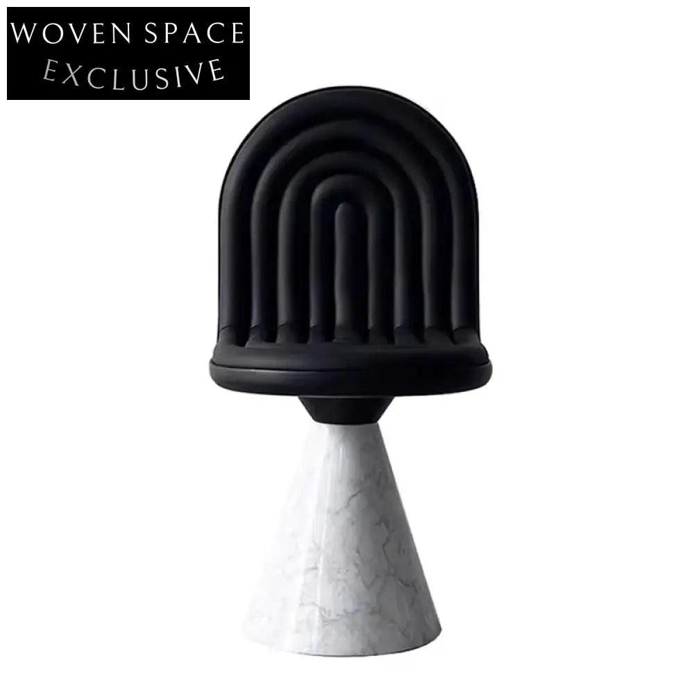 Nordic Modern Luxury Dining Chair with PU Leather and Natural Marble