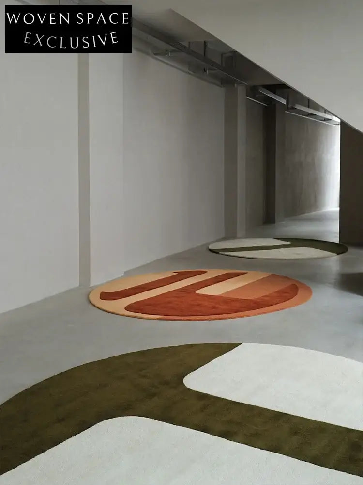 Nordic Modern Luxury Plain Area Rug – Soft Bedroom Living Room Carpet
