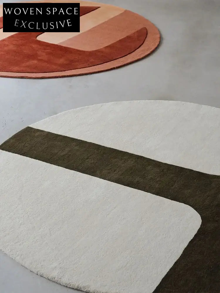 Nordic Modern Luxury Plain Area Rug – Soft Bedroom Living Room Carpet