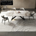 Nordic Modern Marble Slate Top 6-10 Seater X-Leg Dining Table