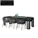 Nordic Modern Outdoor Rope Dining Set for Patio and Courtyard