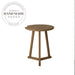 Nordic Modern Round Solid Wood Decorative Accent Side Table