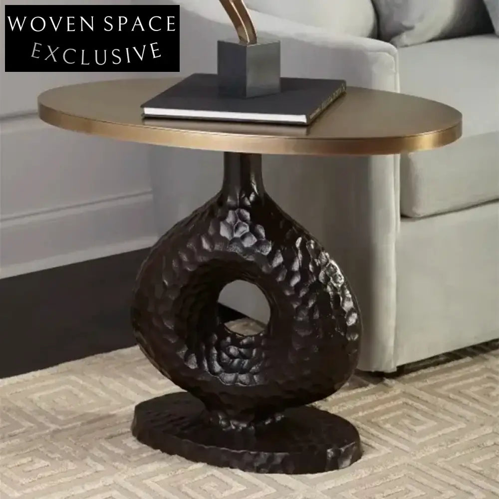 Nordic Modern Small Round Wooden Sofa Side Tea Corner Coffee Table