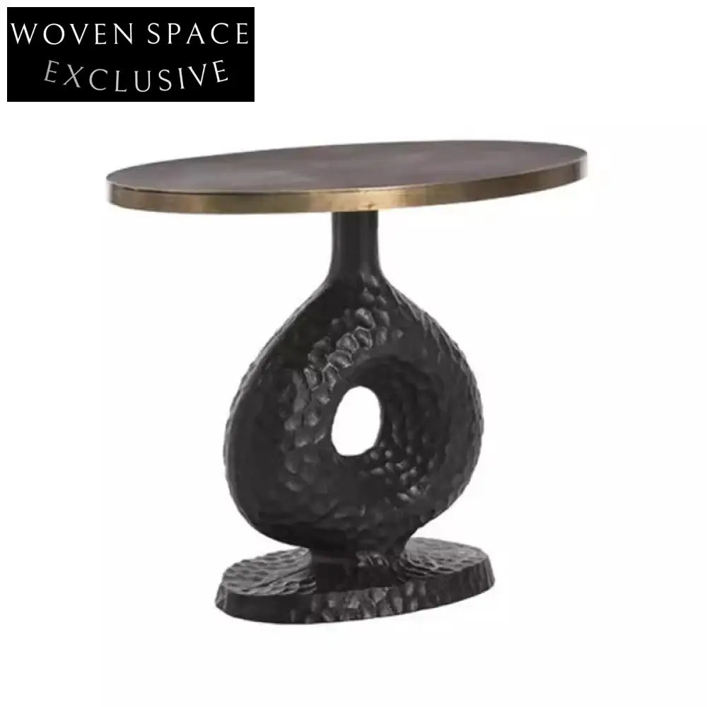 Nordic Modern Small Round Wooden Sofa Side Tea Corner Coffee Table