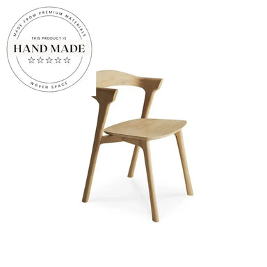 Nordic Modern Solid Ash Wood Armrest Banquet Restaurant Dining Chair