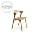 Nordic Modern Solid Ash Wood Armrest Banquet Restaurant Dining Chair