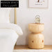 Nordic Modern Solid Wood Round Coffee Table | Bedside Sofa Side Table
