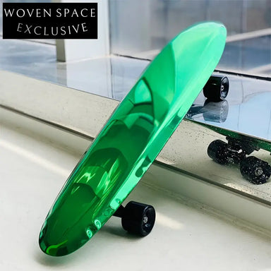 Nordic Modern Stainless Steel Skateboard Deck Wall Art for Living Room Decor