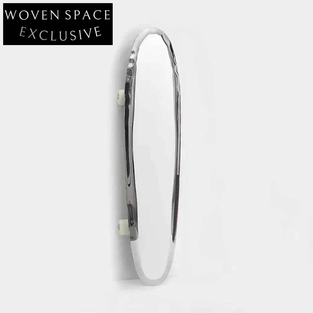 Nordic Modern Stainless Steel Skateboard Deck Wall Art for Living Room Decor