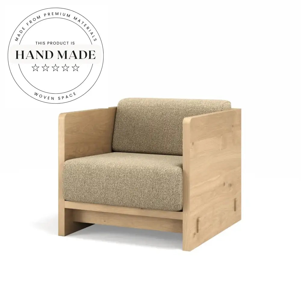 Nordic Modern Upholstered Fabric 3-Seater Living Room Furniture Sofa