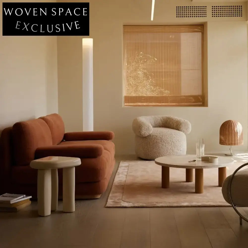 Nordic Modern Velvet Fabric Low Arm Sectional Sofa for Living Room