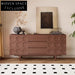 Nordic Modern Wood Sideboard Cabinet for Living Room Dining Kitchen Storage
