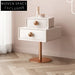 Nordic Modern Wooden Nightstand Bedside Table with Drawer for Bedroom