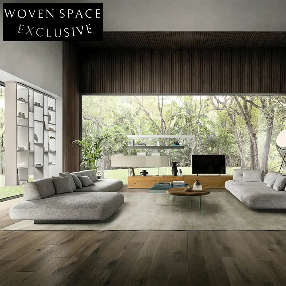 Nordic Modular Upholstery Fabric Sectional Sofa Bed for Modern Living Rooms