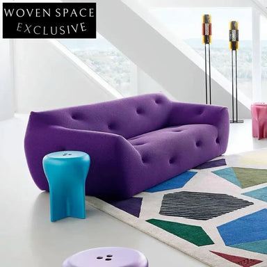 Nordic Multi-Color Mesh Fabric Modern Lounge Living Room Sofa
