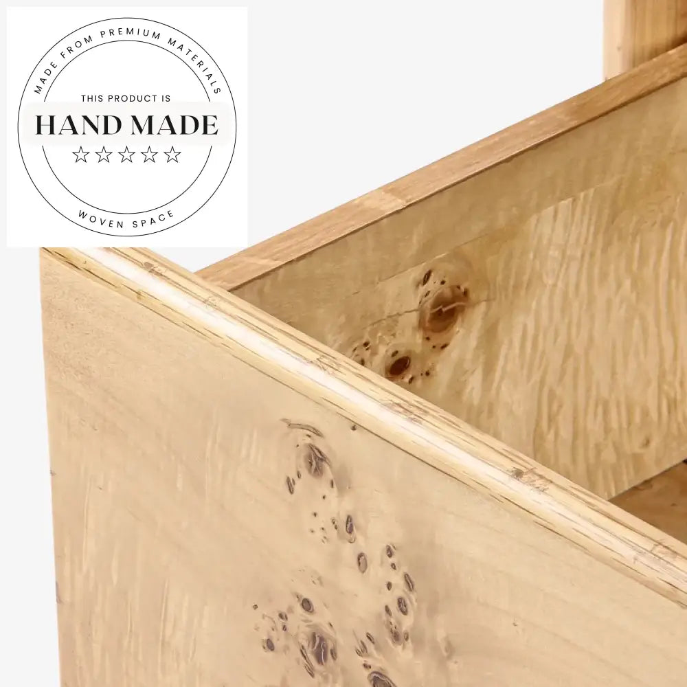 Nordic Natural Solid Wood Single Drawer Modern Floating Nightstand