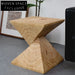 Nordic Natural Solid Wood Square Side Table for Living Room Corner