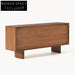 Nordic Oak Wood Minimalist Sideboard with Storage Cabinet