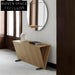 Nordic Simple Hallway Living Room Natural Oak Wood Console Table