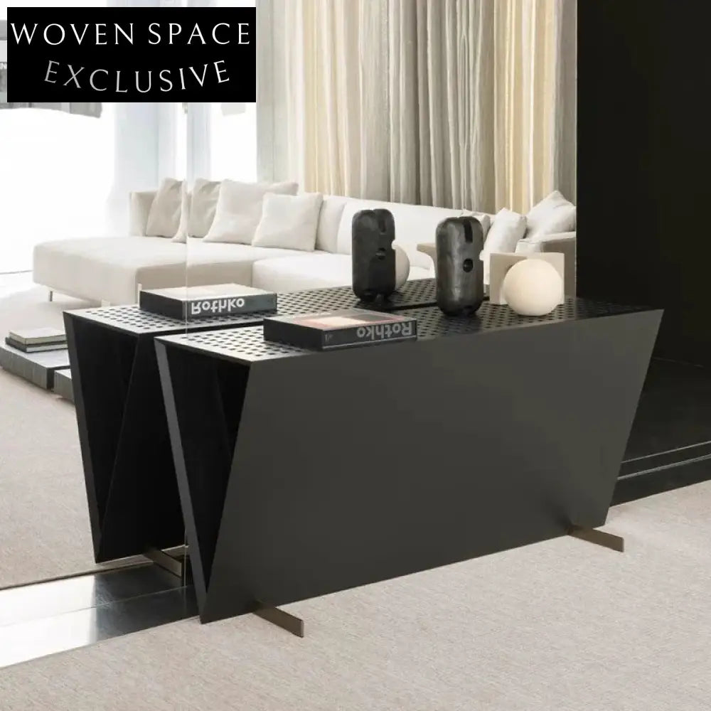 Nordic Simple Hallway Living Room Natural Oak Wood Console Table