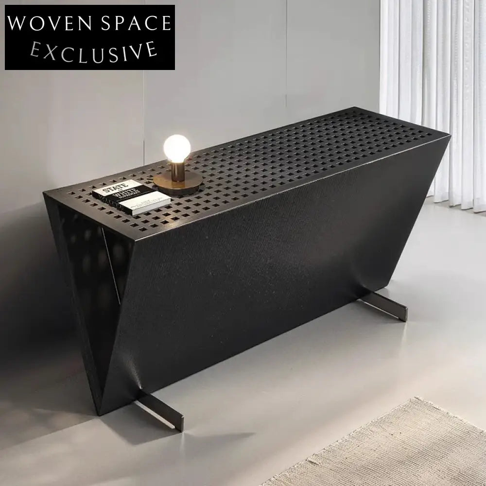 Nordic Simple Hallway Living Room Natural Oak Wood Console Table