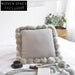 Nordic Soft Cotton Acrylic Tufted Square Throw Pillow for Cozy Home Decor