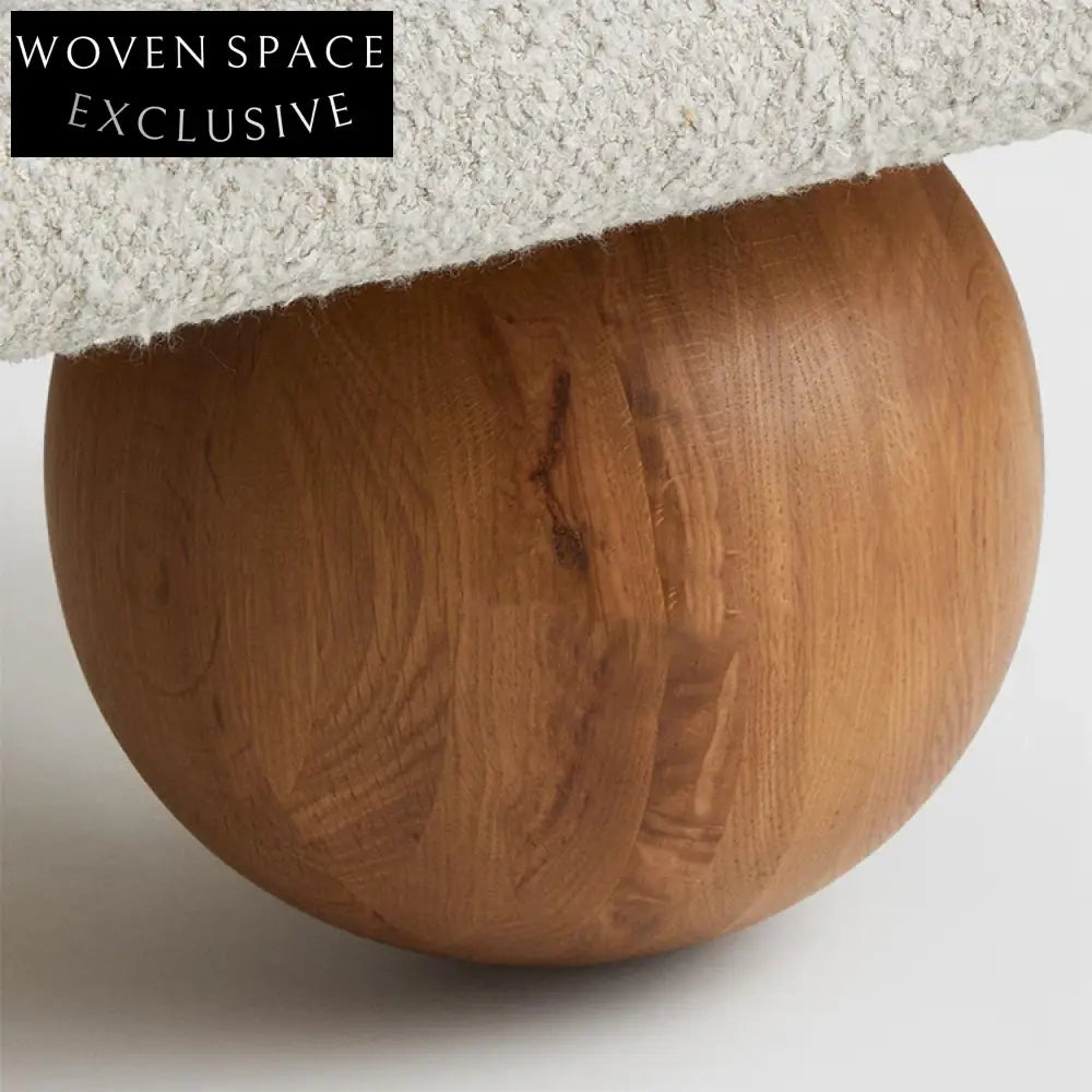 Nordic Solid Pine Wood King Size Linen Upholstered Modern Bedroom Bed