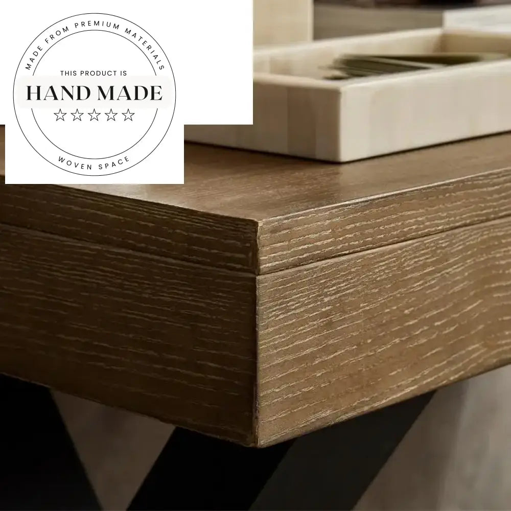 Nordic Solid Wood Computer Desk with Integrated Storage Office Desk