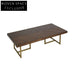 Nordic Solid Wood End Table - Dark Walnut Finish Coffee Table