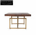Nordic Solid Wood End Table - Dark Walnut Finish Coffee Table
