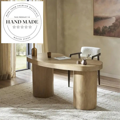 Nordic Solid Wood Modern Home Office Computer Secretaire Writing Desk