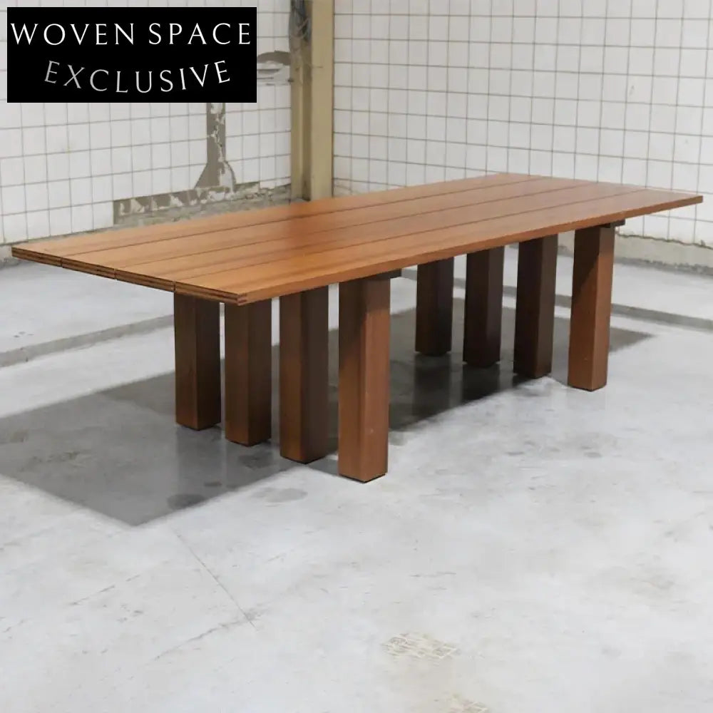 Nordic Solid Wood Rectangle Dining Table for 8 Seaters, Modern Home Dining Table