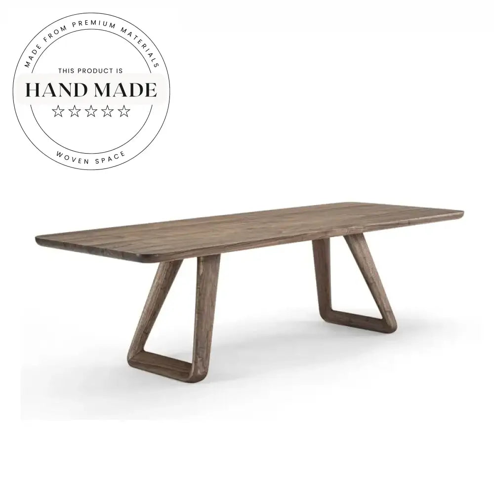 Nordic Solid Wood Rectangle Japanese Style Modern Dining Table