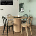 Nordic Solid Wood Round Dining Table - Modern Japanese Style Kitchen Furniture