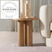 Nordic Solid Wood Round Modern Minimalist Luxury Side End Table