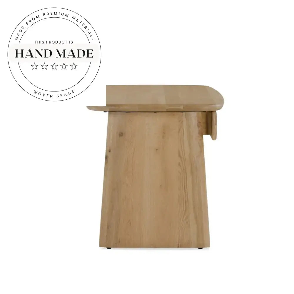 Nordic Solid Wood Study Desk with Storage Drawers Computer Desk