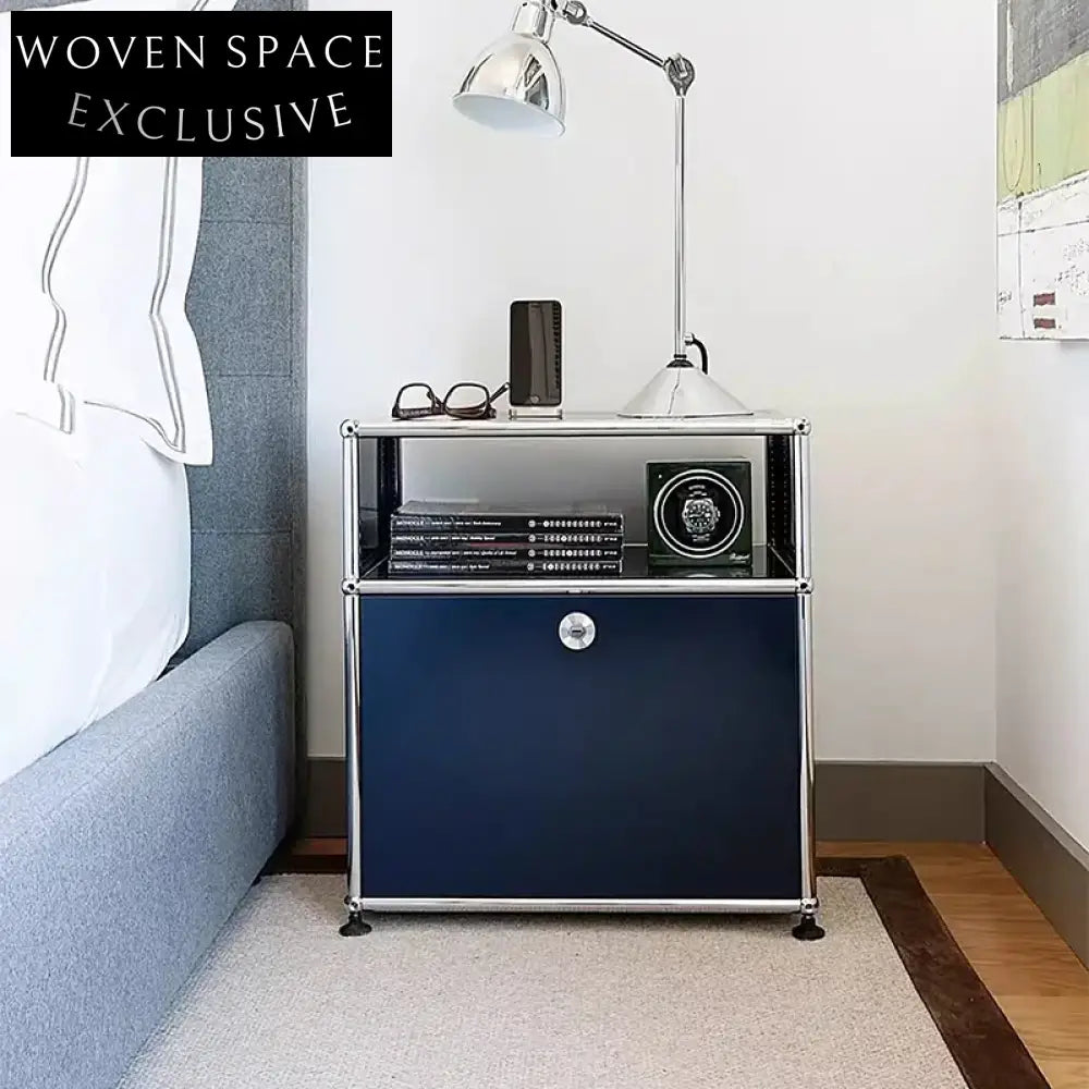 Nordic Stainless Steel Living Room Cabinet Sideboard with Drawer Modern Home Decor