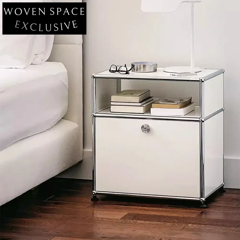 Nordic Stainless Steel Living Room Cabinet Sideboard with Drawer Modern Home Decor