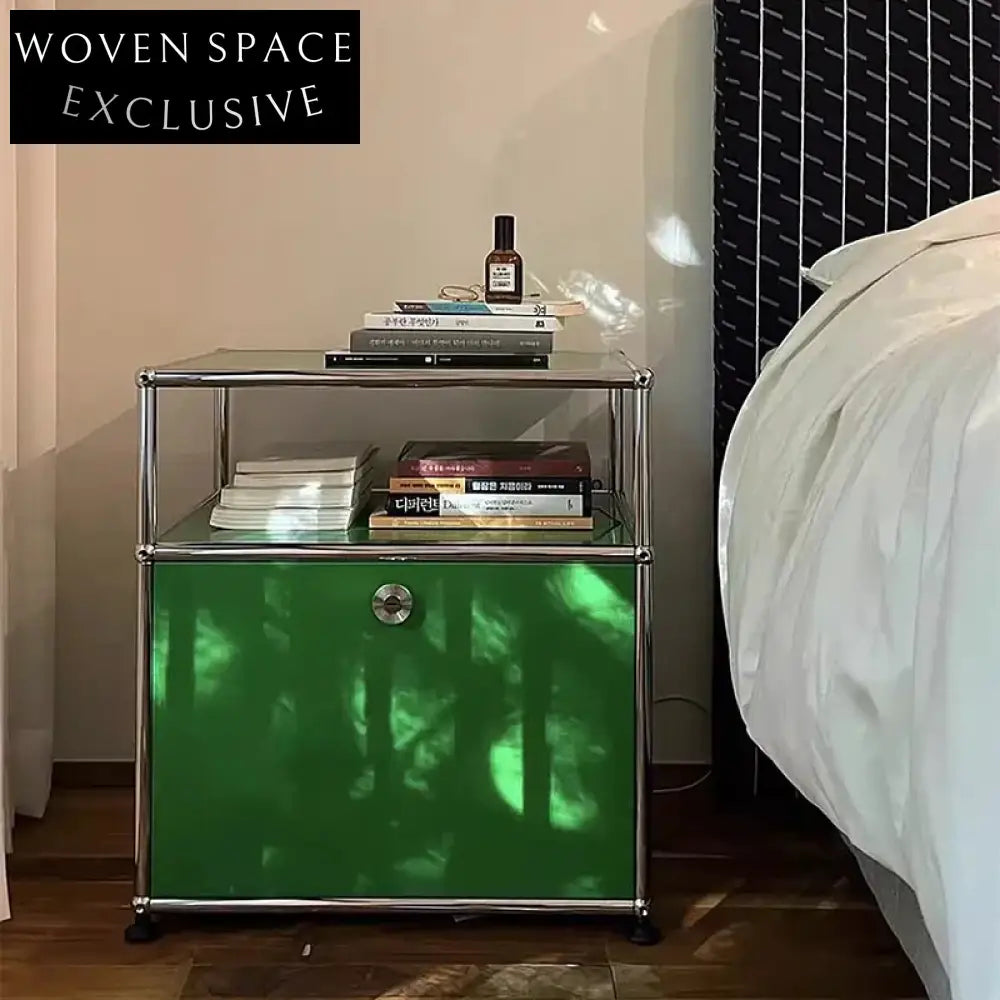 Nordic Stainless Steel Living Room Cabinet Sideboard with Drawer Modern Home Decor