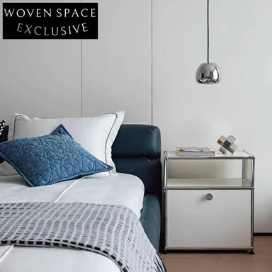 Nordic Stainless Steel Living Room Cabinet Sideboard with Drawer Modern Home Decor