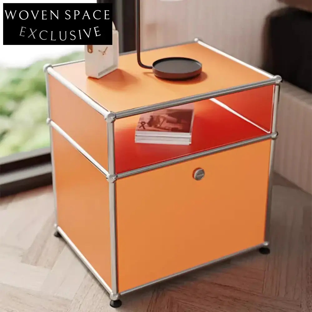 Nordic Stainless Steel Living Room Cabinet Sideboard with Drawer Modern Home Decor