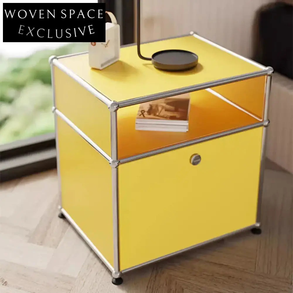 Nordic Stainless Steel Living Room Cabinet Sideboard with Drawer Modern Home Decor