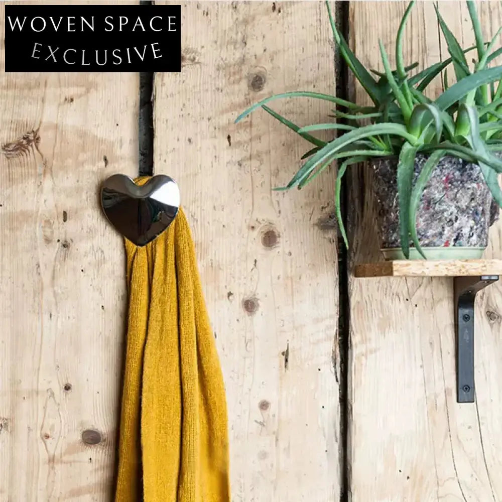 Nordic Style Heart Shape Metal Wall Hooks | Decorative Coat Rack Hanger